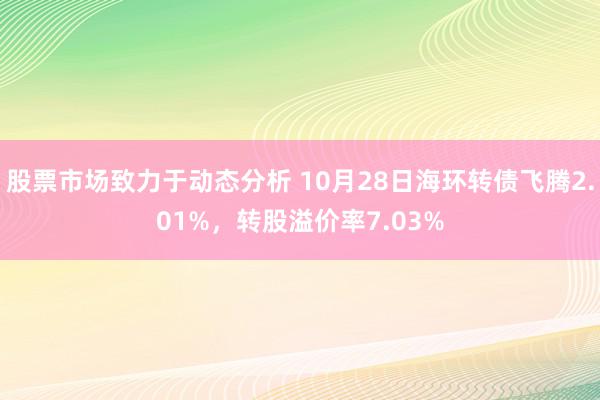 股票市场致力于动态分析 10月28日海环转债飞腾2.01%，转股溢价率7.03%